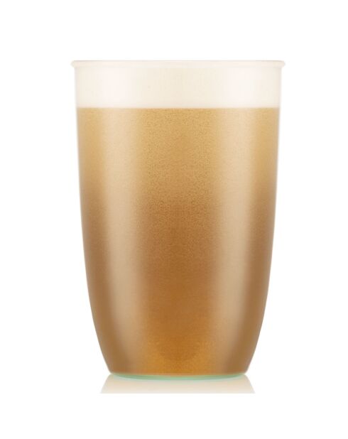 4 Gobelets Kvadrant vert/transparent - 0.5L