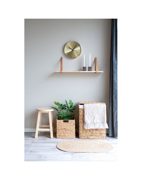 Bombay Fußmatte aus gewebter Jute, naturfarben, 80 x 50 x 1 cm