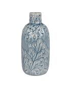 Vase en céramique bleu - 12x12x26 cm