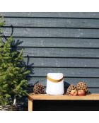 Lampe LED Bristol blanc - 17x17x21 cm