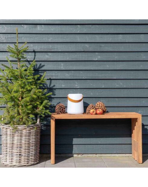 Lampe LED Bristol blanc - 17x17x21 cm