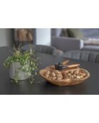 Bol en teck Nola teck - 30x30x5 cm