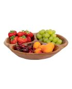 Bol en teck Nola teck - 30x30x5 cm