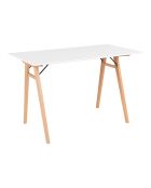Vojens weißer Schreibtisch - 60x120x75 cm