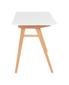 Vojens weißer Schreibtisch - 60x120x75 cm