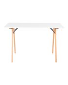 Vojens weißer Schreibtisch - 60x120x75 cm