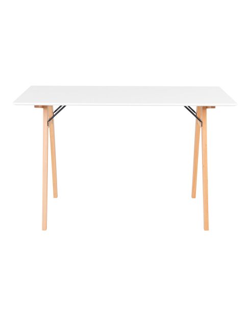 Vojens weißer Schreibtisch - 60x120x75 cm