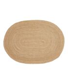 Tappeto in juta intrecciata Bombay naturale - 200x140x1 cm
