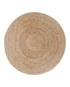 Tapis en jute tressé Bombay naturel - D.180 cm