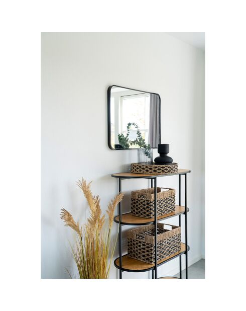 2 cestas de pastos marinos Salat negro/natural