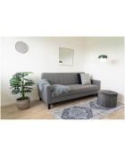 Havannablauer Flurteppich - 200x80x1 cm