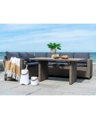 Bristol weißer LED-Weinkühler - 25x25x37,5 cm