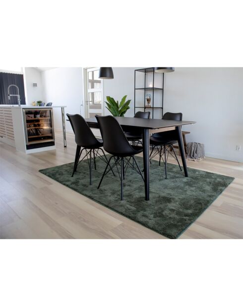 Silla de comedor Oslo negra - 55x48x86 cm