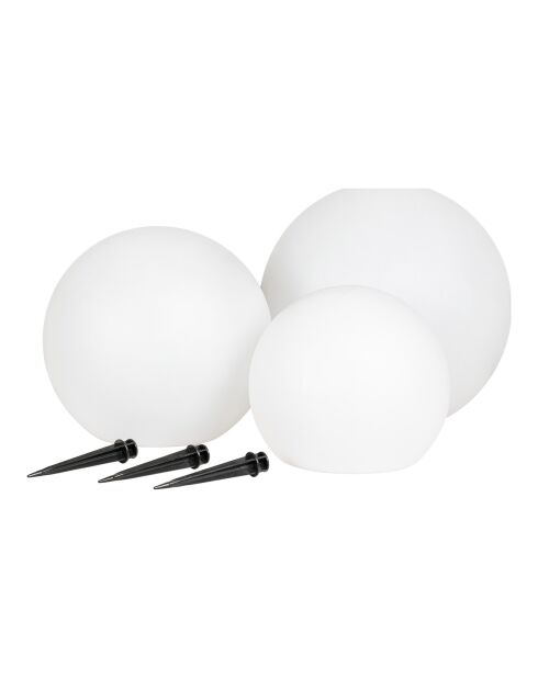 3 weiße Lifton LED-Lampen