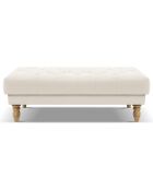 Banc Velours Juno beige - 126x75x42 cm