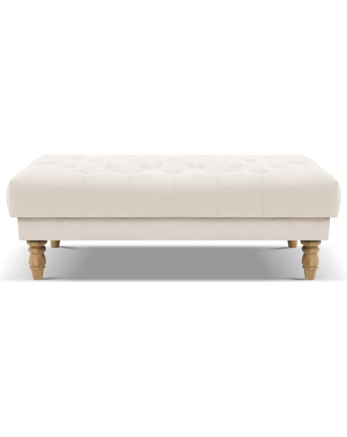 Banc Velours Juno beige - 126x75x42 cm