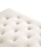 Banc Velours Juno beige - 126x75x42 cm