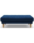 Banc Velours Juno bleu roi - 126x75x42 cm