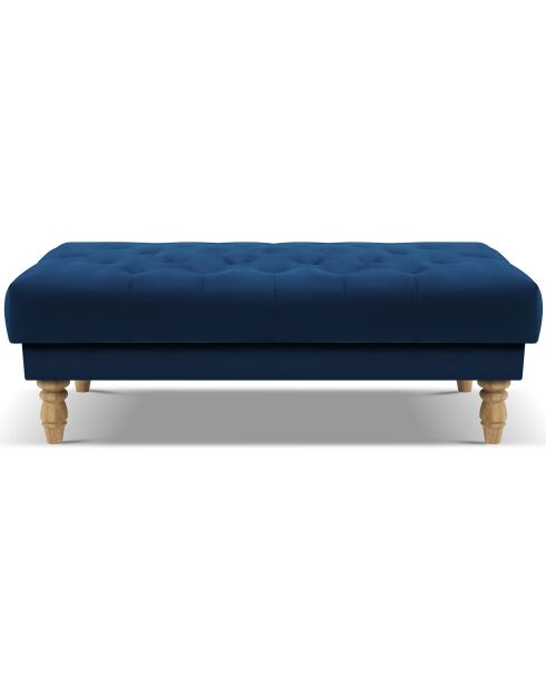 Banc Velours Juno bleu roi - 126x75x42 cm