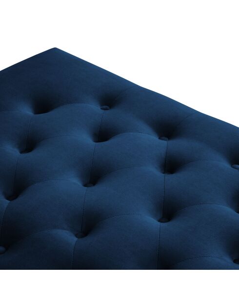 Banc Velours Juno bleu roi - 126x75x42 cm