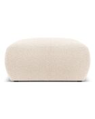 Pouf Bouclé Lola beige - 75x75x36 cm