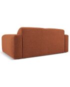 Canapé Bouclé Lola 2 Places marron - 170x95x72 cm