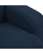 Canapé Bouclé Lola 2 Places bleu foncé - 170x95x72 cm