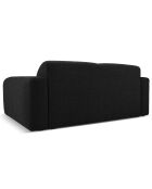 Canapé Bouclé Lola 2 Places noir - 170x95x72 cm