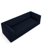 Canapé Velours Sao 3 Places bleu roi - 232x92x69 cm