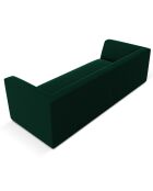 Canapé Velours Sao 3 Places vert bouteille - 232x92x69 cm