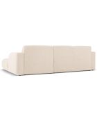 Canapé Bouclé d'angle Droit Lola 4 Places beige - 250x170x72 cm