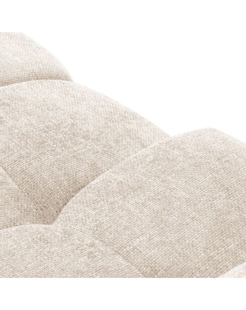 Canapé d'angle Gauche Convertible avec Coffre Cirrus 5 Places beige clair  - 290x182x90 cm