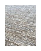 Tapis en cuis recyclé et coton izmir beige/gris - 300x200 cm