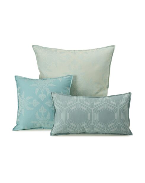 Housse de coussin Syracuse aqua