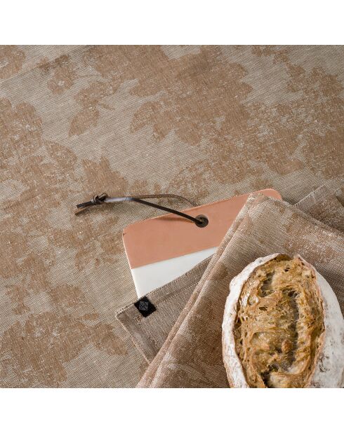Nappe 100% Lin Casual noisette