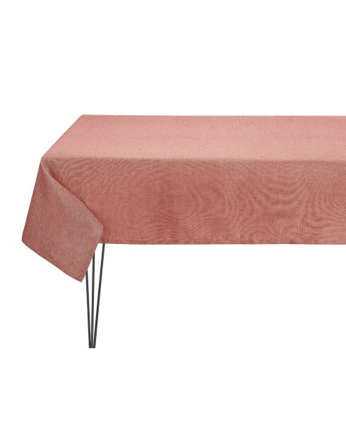 Nappe 100% Lin Casual Natte terre cuite