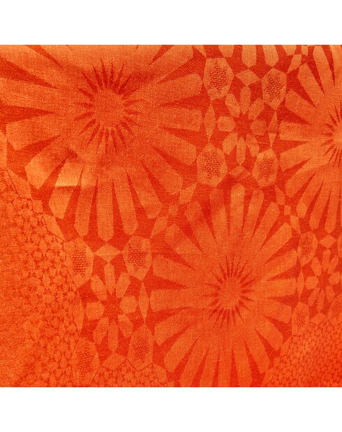 Nappe 100% Lin Jardin d'Orient terre battue