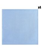 4 Serviettes de table 100% Lin Portofino mare - 58x58 cm