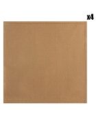 4 Serviettes de table 100% Lin Portofino terra - 58x58 cm