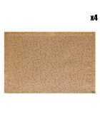 4 Sets de table 100% Lin Portofino Fiori terra - 50x36 cm