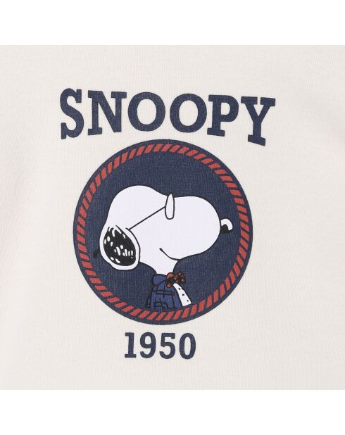 T-Shirt en Coton biologique Snoopy blanc