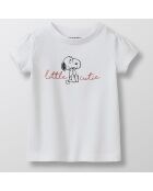 T-Shirt en Coton biologique Snoopy blanc