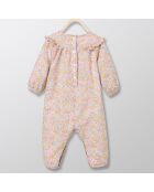 Combinaison en Coton Liberty rose pâle