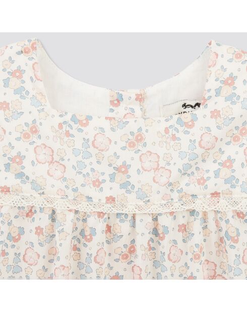 Combinaison en Coton Liberty rose