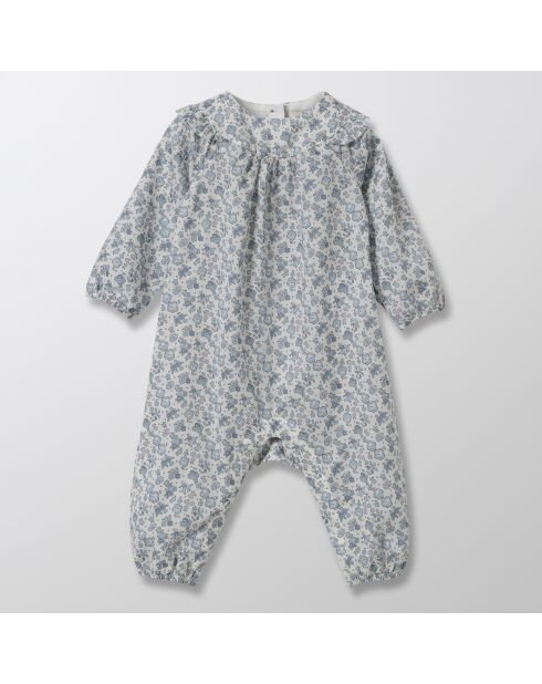 Combinaison en Coton Liberty bleu clair