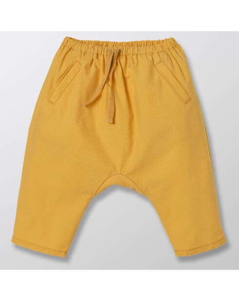 Sarouel en Coton jaune vif