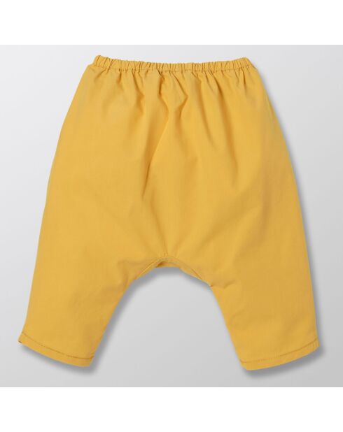 Sarouel en Coton jaune vif