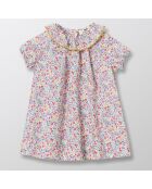 Robe en Coton Liberty rose pâle