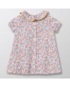 Robe en Coton Liberty rose pâle