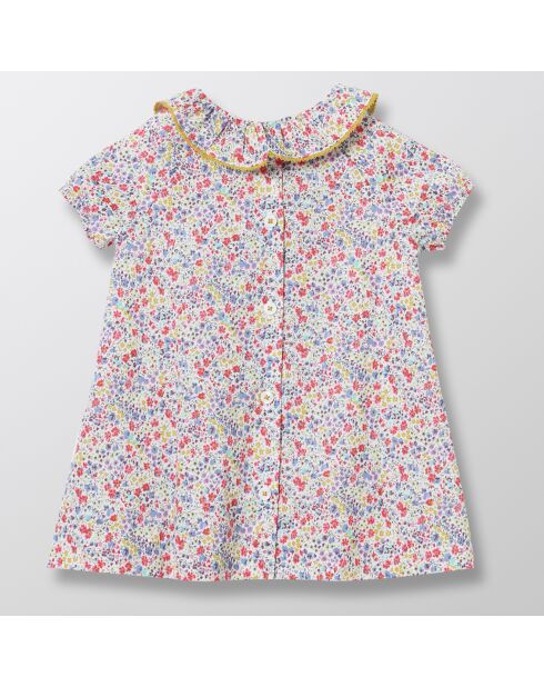 Robe en Coton Liberty rose pâle